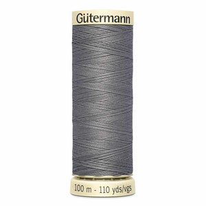Gutermann thread, polyester. 100m. #113 stone grey.