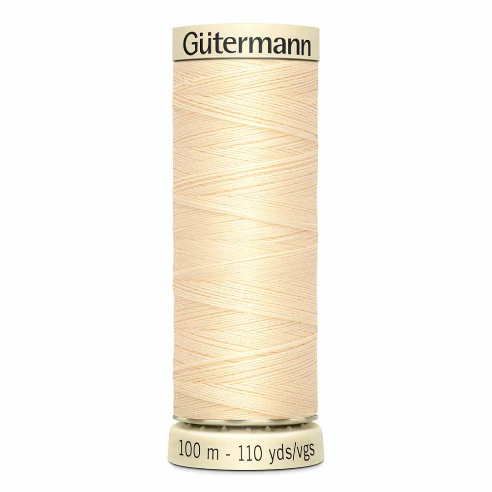 Gutermann Thread Polyester 100m #803 Cream