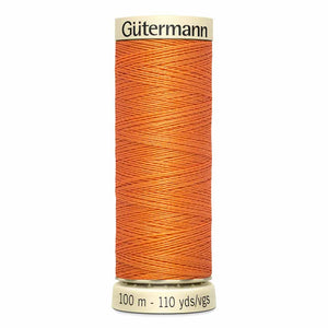 Gutermann thread, polyester. 100m. #460 tangerine.
