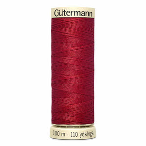 Gutermann thread, polyester. 100m. #420 Ruby Red