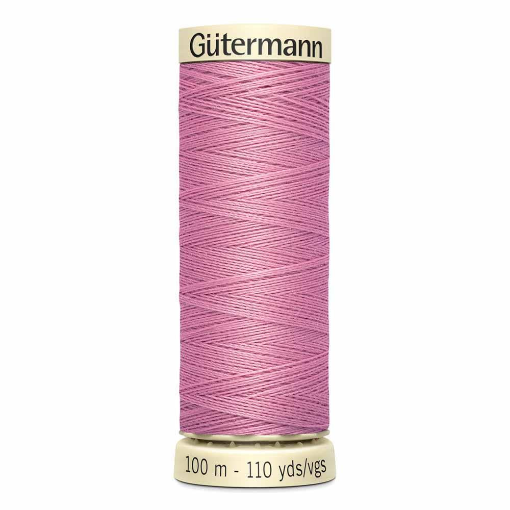 Gutermann thread, polyester. 100m. #322 pink.