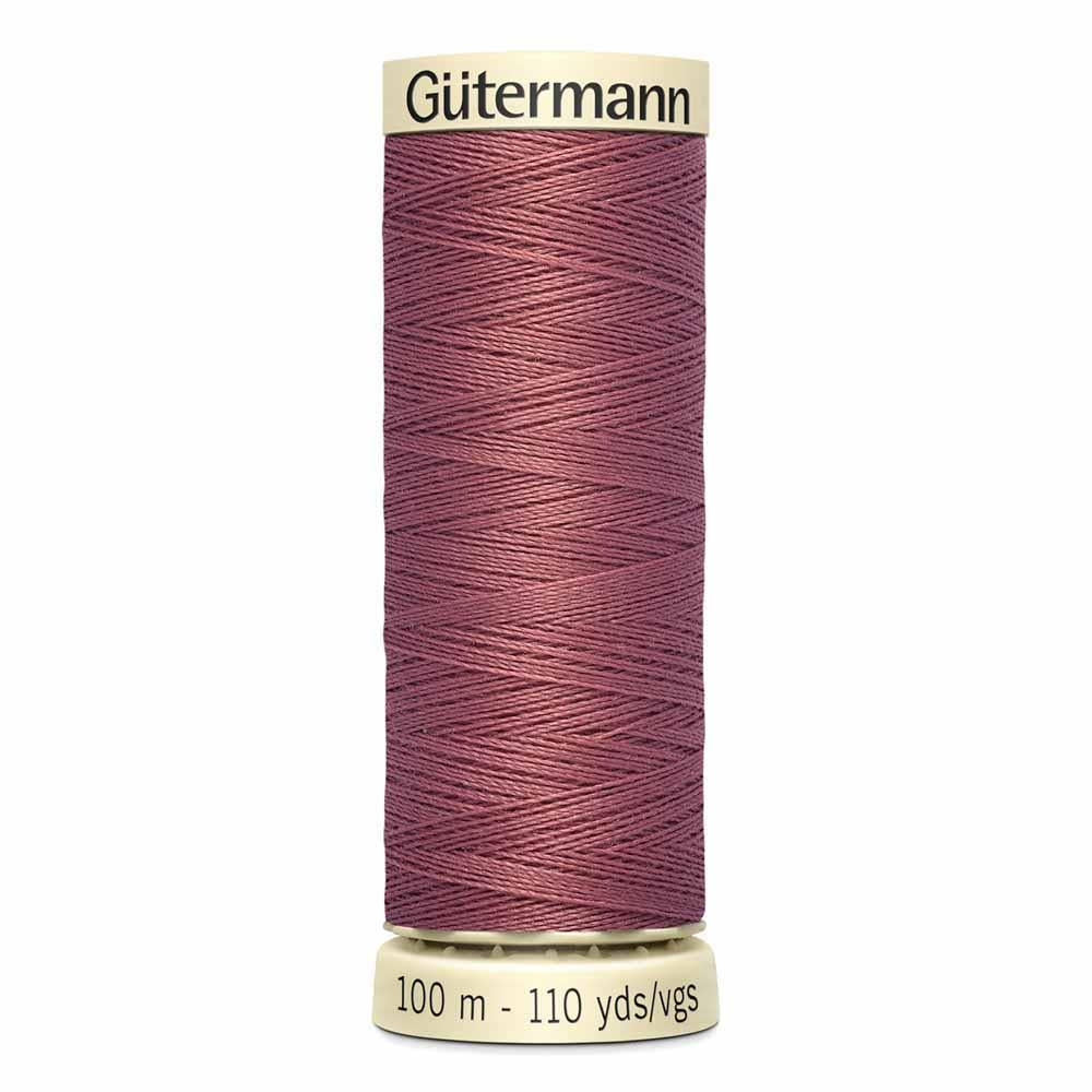 Gutermann thread, polyester. 100m. #446 dusty pink.