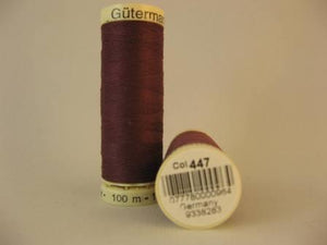 Gutermann Polyester Thread 100m #447 Mulberry