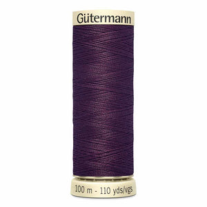 Gutermann thread, polyester. 100m. #447 mulberry.
