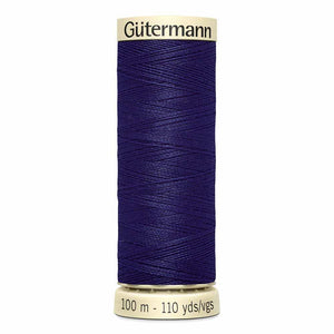 Gutermann thread, polyester. 100m. #268 indigo.