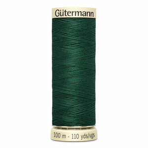 Gutermann thread, polyester. 100m. #788 green.