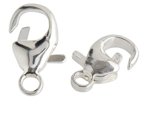 WOT Findings Silver Coloured Lobster-clasp 12 pack