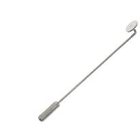 WOT findings. Bar pin. 2.25" long straight pin, w/5 mm Disc. 4 pack. Silver coloured.
