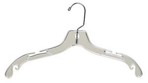 Children's Clear Plastic Dress Hanger - 14