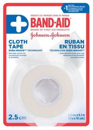 Johnson & Johnson Inc First Aid Cloth Tape Roll