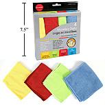 Luciano Microfibre Cleaning Cloths - 4 Pack