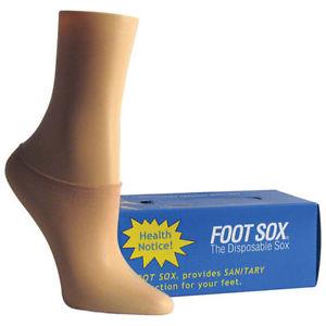 FootSox Disposable Nylon Sockettes Box
