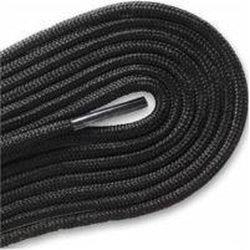 Braidlace shoe laces, 72", round. Black. 1 pair.