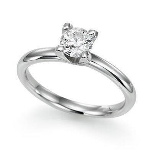 Large Engagement Solitaire Diamond Costume Ring