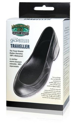 M&B, rubber overshoes, "Traveller" style. 1 pair. Black. Men's