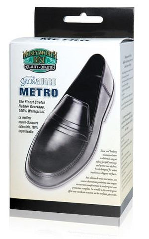 M&B, rubber overshoes, "Metro" style. 1 pair. Black. Men's