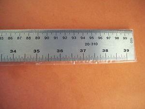 Cansew Metal Ruler - 1m