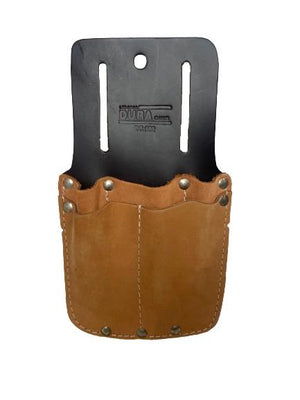 Leather belt pouch. For pens/scissors.