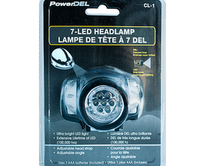 PowerDel 7-LED Adjustable Headlamp