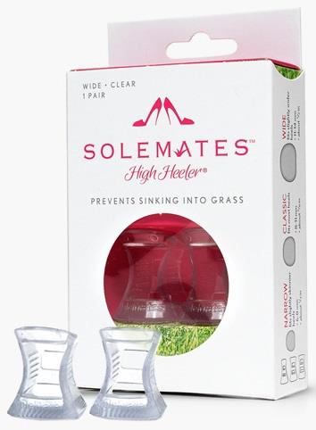 SoleMates Wide Clear High Heeler