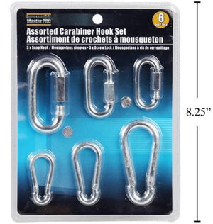 home essentials Carabiner Clips 6pack
