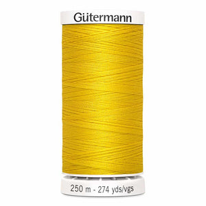 Gutermann thread, polyester, 250m, #850, Goldenrod