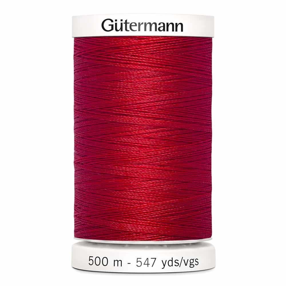 Gutermann thread, polyester, 500m, #410, Red