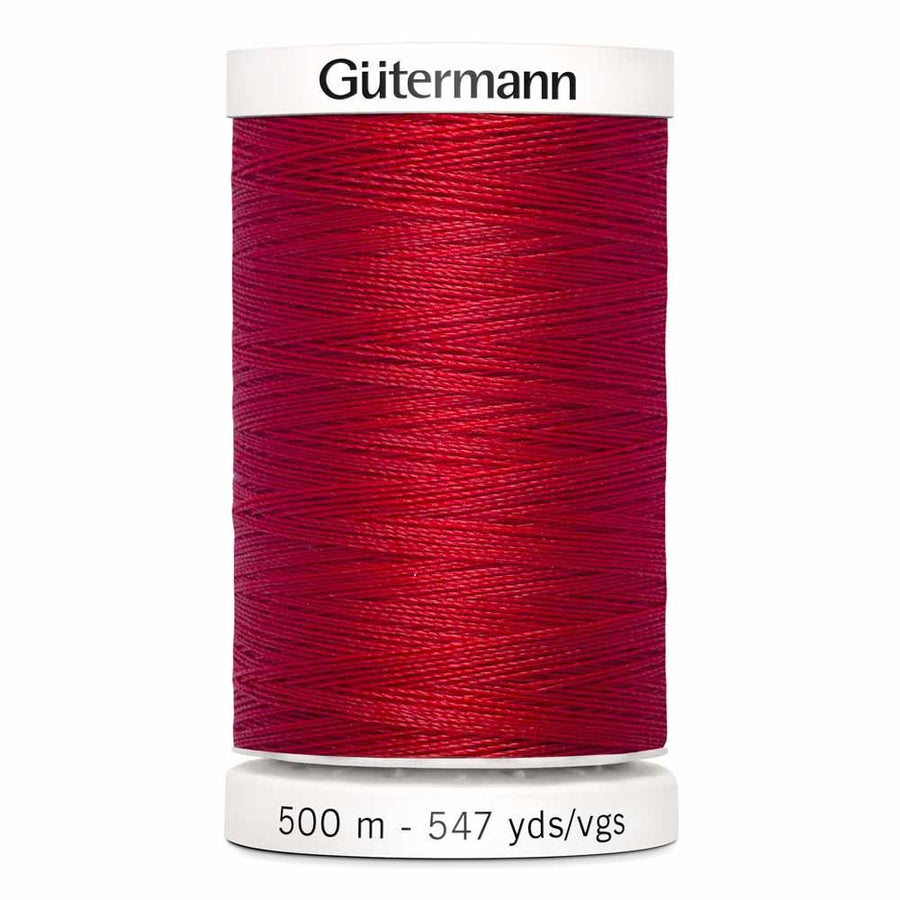 Gutermann thread, polyester, 500m, #410, Red
