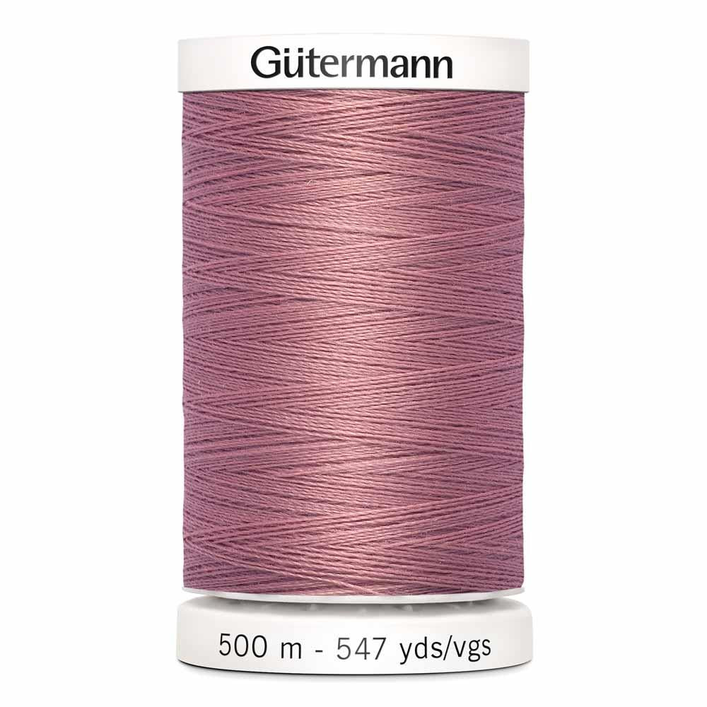 Gutermann thread, polyester, 500m, #323, Old Rose