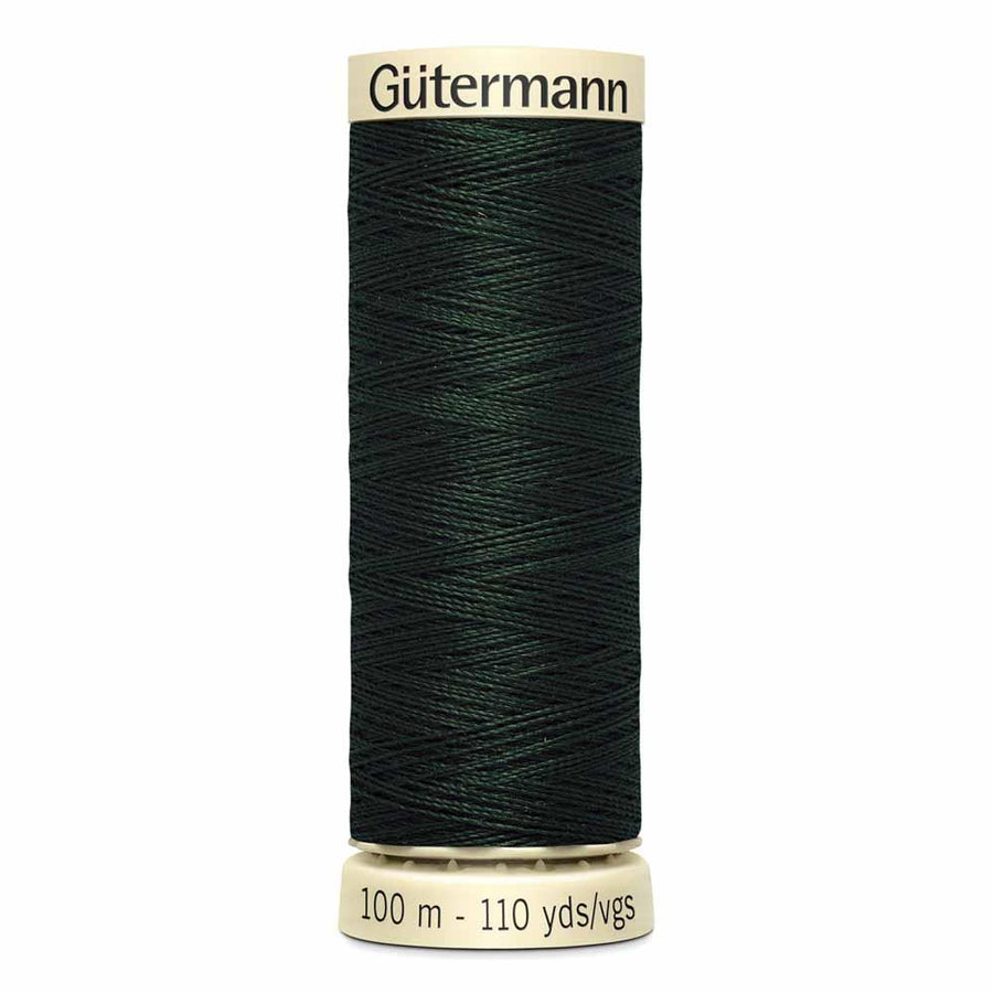 Gutermann thread, polyester, 100m, #792, Forest Green