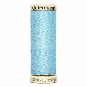 Gutermann thread, polyester, 100m, #206 Blue Balloon