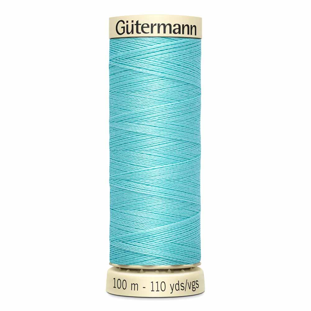 Gutermann thread, polyester, 100m, #601 Aqua Blue