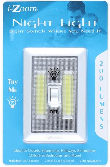 i-Zoom Night Light/Light Switch