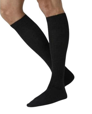 Bleuforet Men's Merino Over-the-Calf Socks in Black